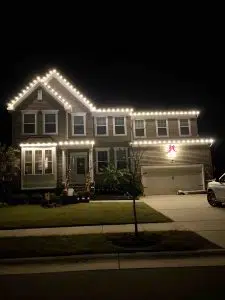Installing Christmas Lights
